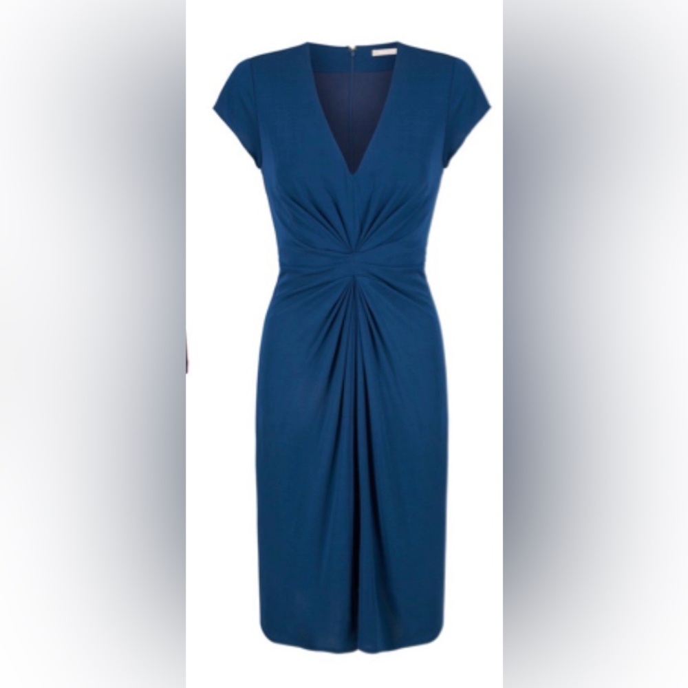 Banana Republic Blue V-Neck Dress